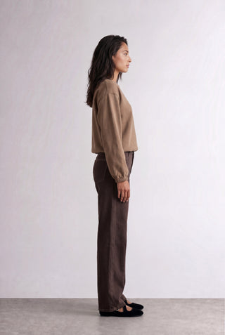 LR-NUKA 13 Sweatshirt Light brown