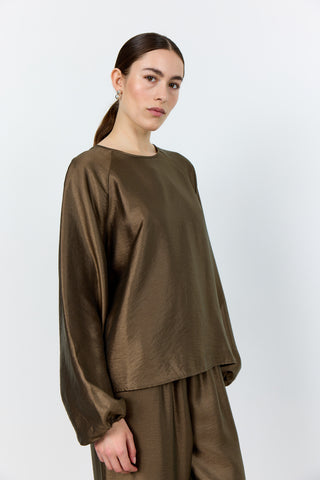 LR-NESSA 2 Blouse Light brown
