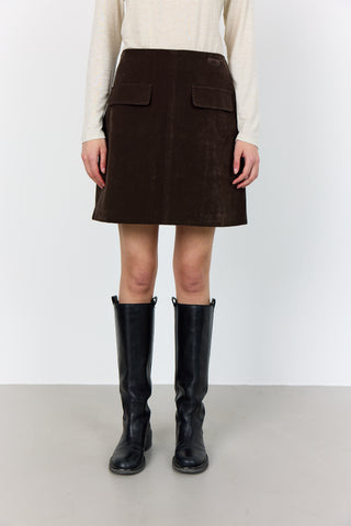 LR-NIOBA 2 Skirt Dark brown
