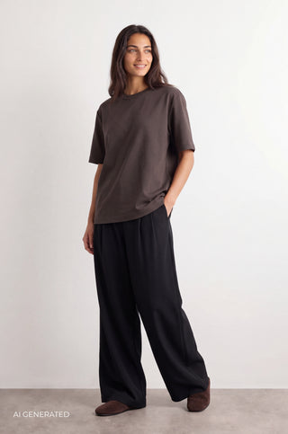 LR-KIS 1 T-shirt Dark brown