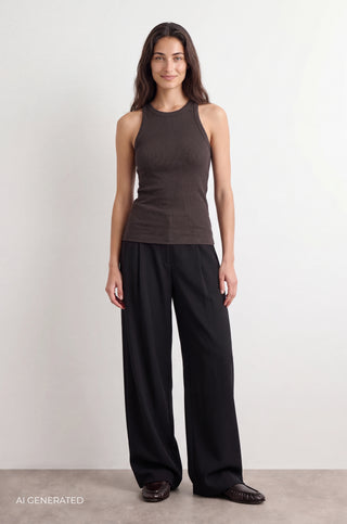 LR-NUMBIA 1 Top Dark brown