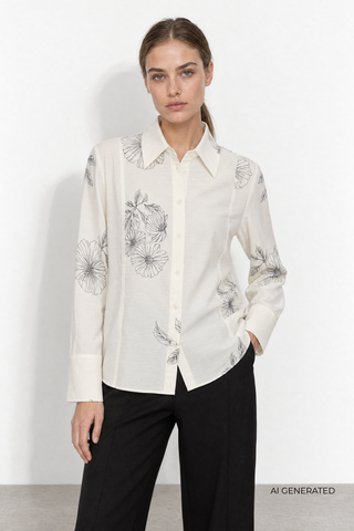 LR-ULRIKKE 1 Shirt Off white