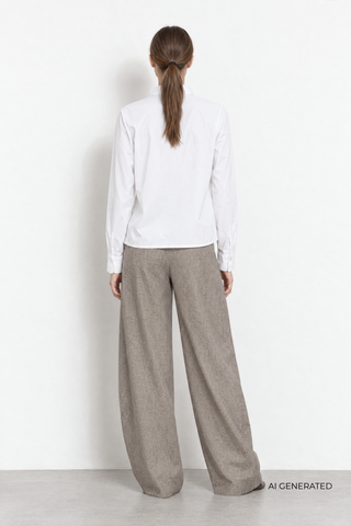 LR-ISLA SOLID 136 Shirt White