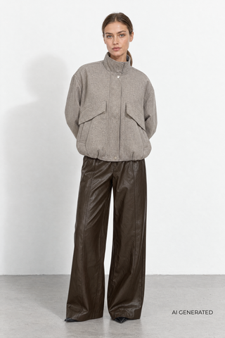 LR-URA 1 Pants Dark brown