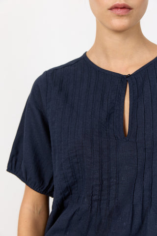 LR-NAJA 54 Blouse Dark blue
