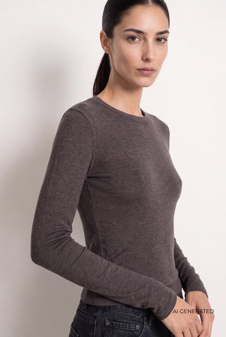 LR-JOSEPHINE 1 T-shirt Dark brown