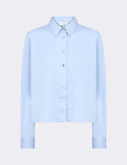 LR-ISLA SOLID 136 Shirt Light blue