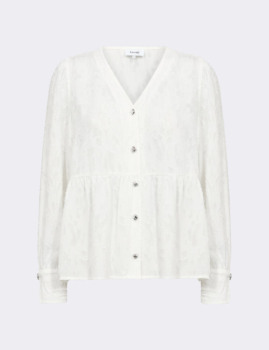 LR-OVETTE 1 Blouse Off white