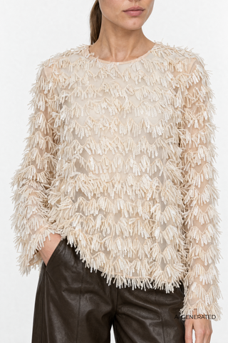 LR-UNION 2 Blouse Cream