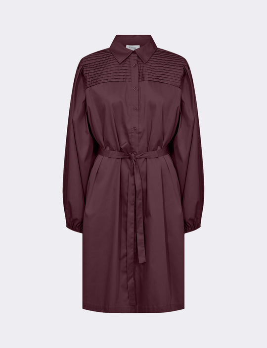 LR-ISLA SOLID 127 Dress Bordeaux