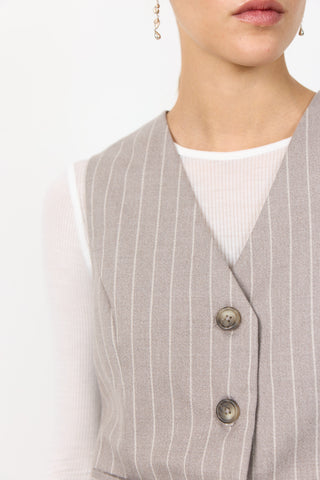 LR-PAMMY 2 Waistcoat Camel