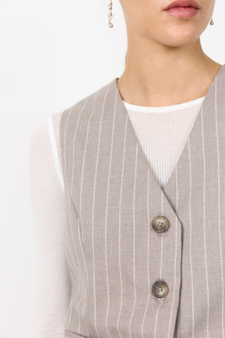 LR-PAMMY 2 Waistcoat Camel