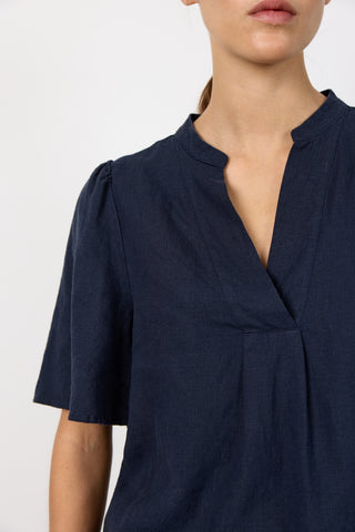 LR-NAJA 32 Blouse Dark blue