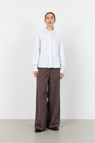 LR-ISLA SOLID 117 Shirt White