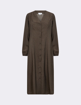 LR-TYRONE 1 Dress Dark brown
