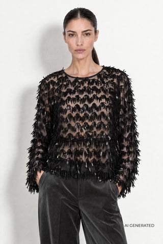 LR-UNION 2 Blouse Black
