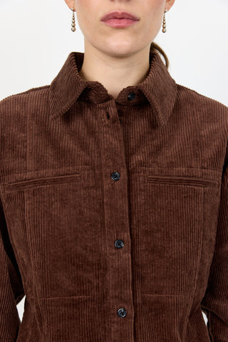 LR-ORLANDO 1 Shirt Dark brown