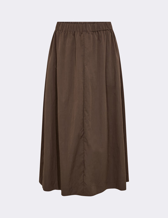 LR-LEA 2 Skirt Brown