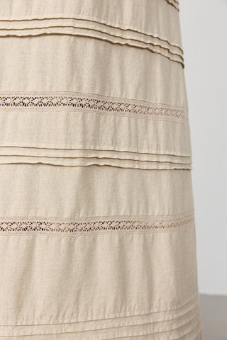 LR-NAJA 64 Skirt Light sand