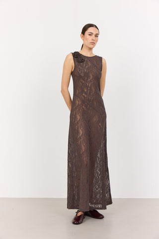 LR-LENA 1 Dress Dark brown