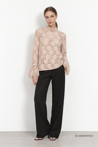 LR-UDON 1 Blouse Sand