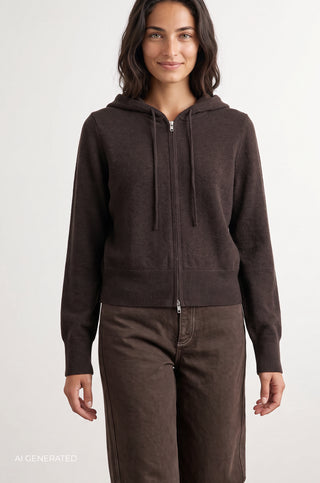 LR-ISMAILA 22 Pullover Dark brown