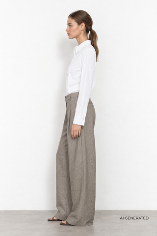 LR-ISLA SOLID 136 Shirt White