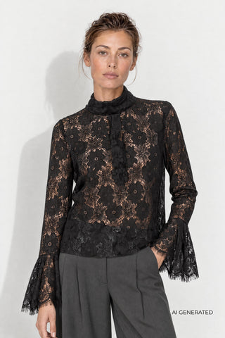 LR-UDON 1 Blouse Black