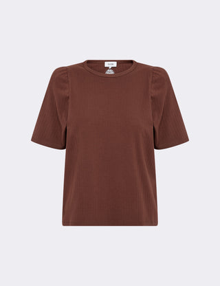 LR-NEDDIE 3 T-shirt Dark brown
