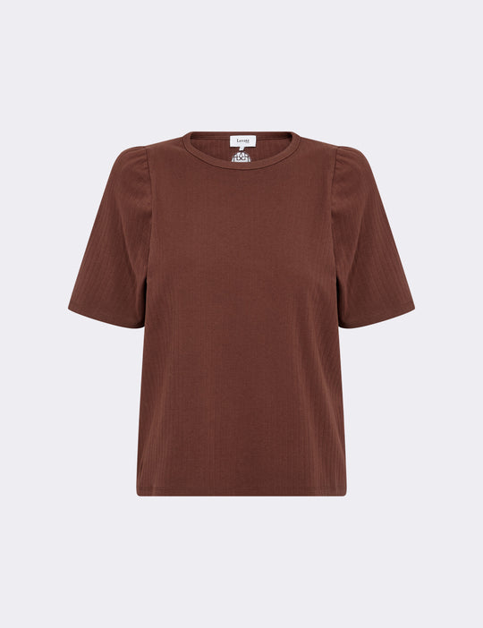 LR-NEDDIE 3 T-shirt Dark brown
