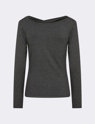 LR-UNICO 1 Blouse Dark grey