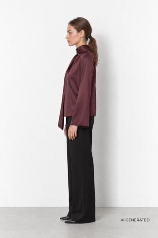 LR-UME 3 Blouse Bordeaux