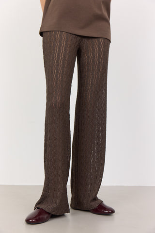 LR-LAICA 3 Pants Dark brown