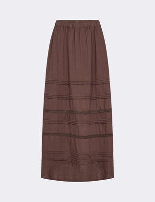 LR-NAJA 64 Skirt Brown
