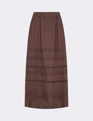 LR-NAJA 64 Skirt Brown