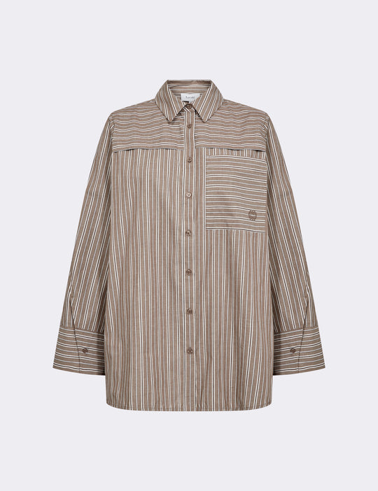 LR-NORAH 1 Shirt Light brown