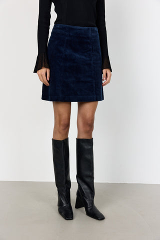 LR-ORLANDO 2 Skirt Dark blue