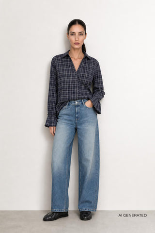 LR-TALMA 1 Shirt Dark blue