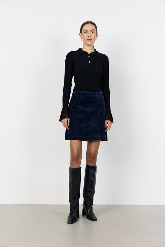 LR-ORLANDO 2 Skirt Dark blue