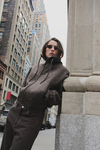 LR-TAPPY 1 Jacket Dark brown