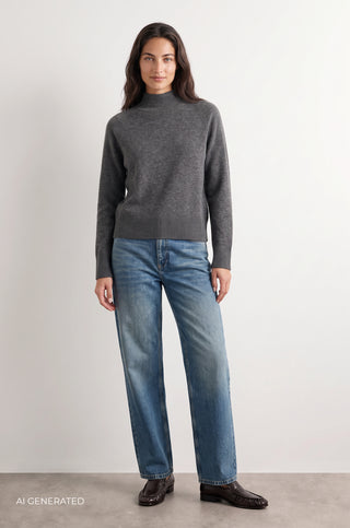 LR-ELOISE 6 Pullover Dark grey