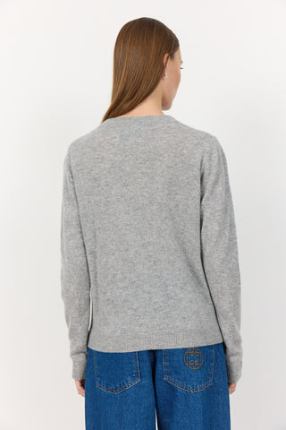 LR-ELOISE 1 Cardigan Light grey