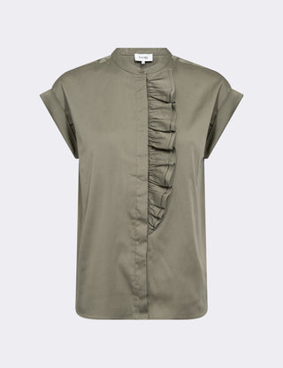 LR-ISLA SOLID 122 Blouse Brown