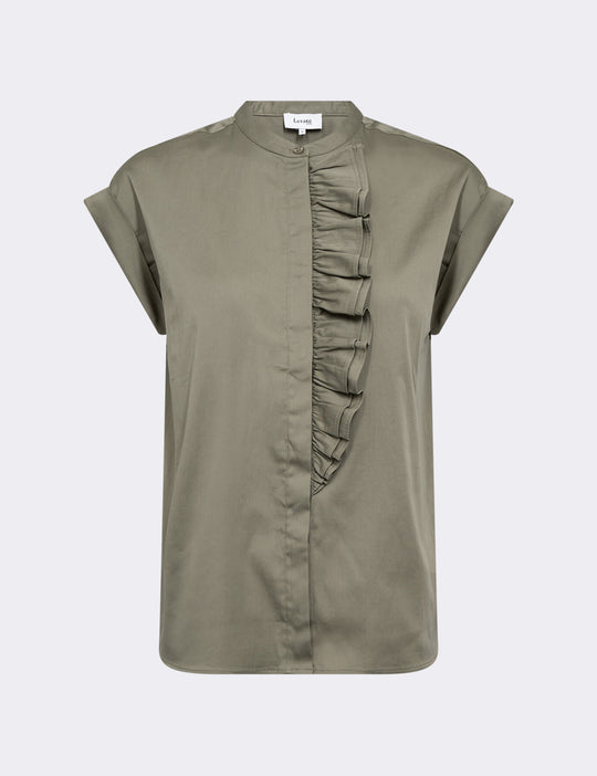 LR-ISLA SOLID 122 Blouse Brown