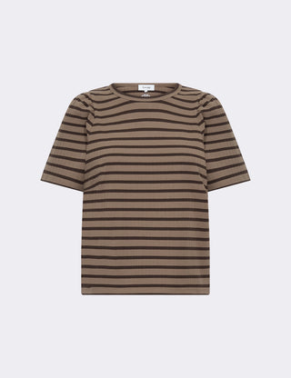 LR-NEDDIE 1 T-shirt Dark brown