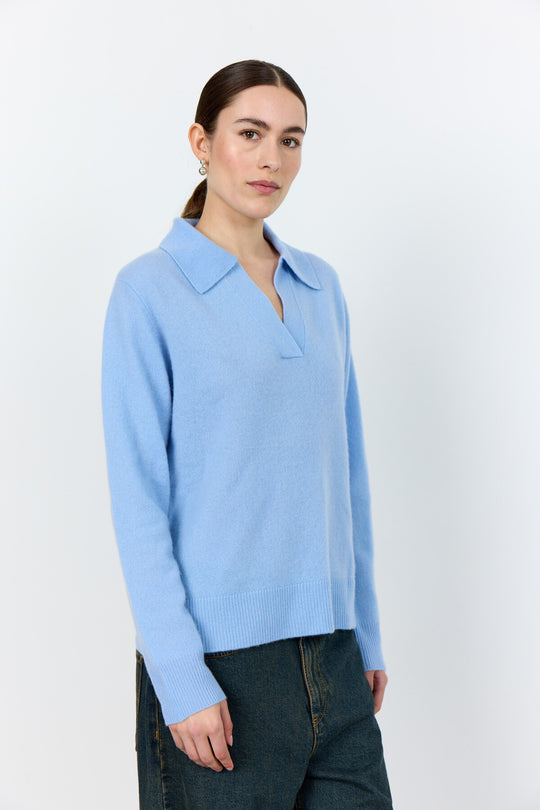 LR-ELOISE 5 Pullover Light blue