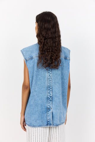LR-KOSA 3 Waistcoat Light blue