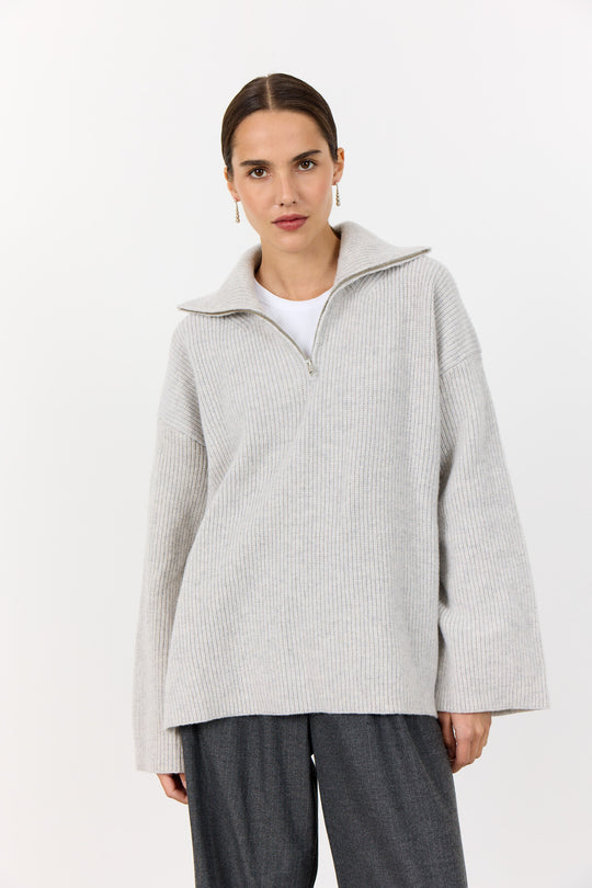 LR-PERLE 10 Pullover Grey