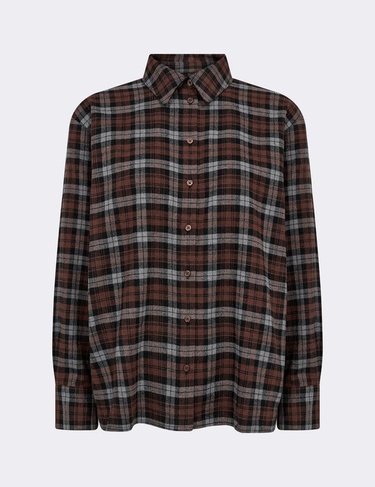 LR-ODANSA 2 Shirt Dark brown