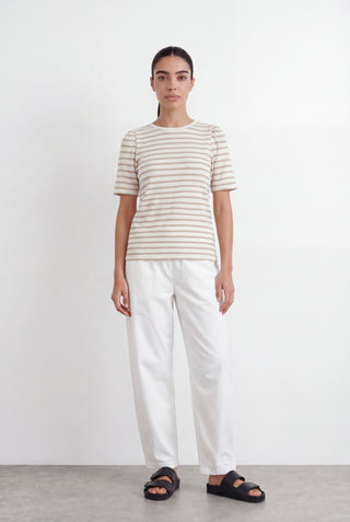 LR-NEDDIE 1 T-shirt Sand